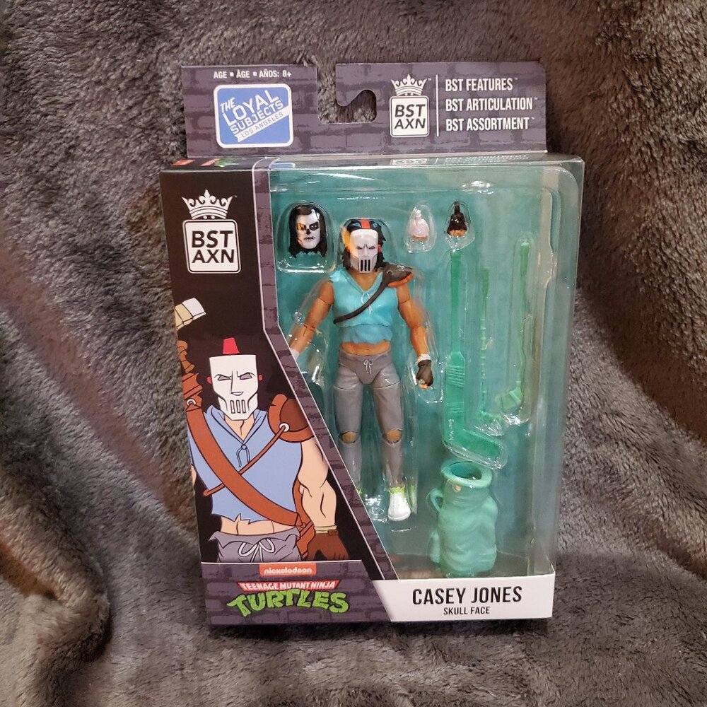 BST AXN TMNT CASEY JONES Skull Face Figure - Loyal Subjects